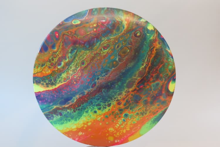 Image of blowout cells dye bed